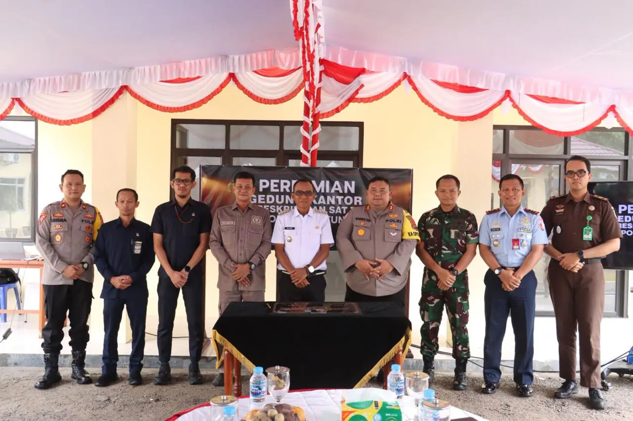 Bupati Belitung Resmikan Gedung Kantor Reskrim dan Tahti Polres Belitung