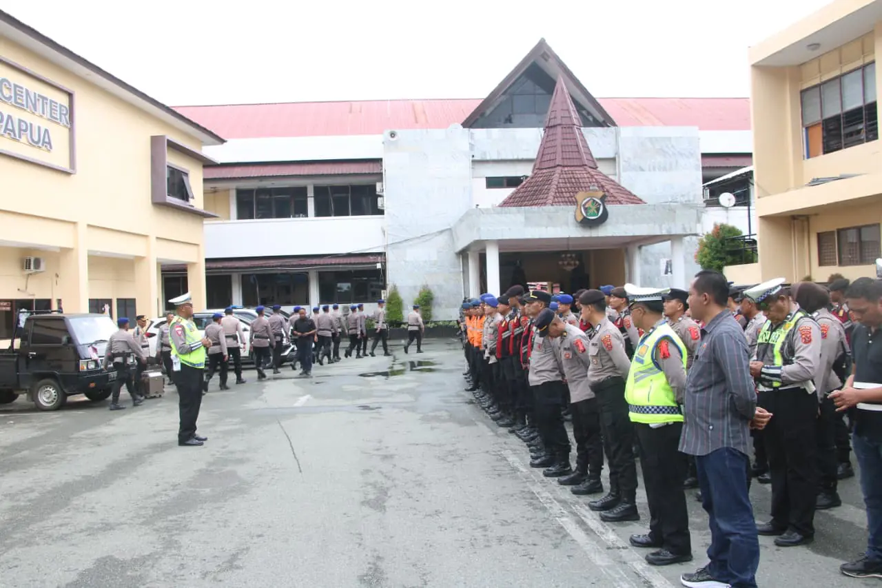 Hari ke-14 Operasi Lilin Cartenz 2025, Polda Papua Perketat Pengamanan Pasca Tahun Baru 