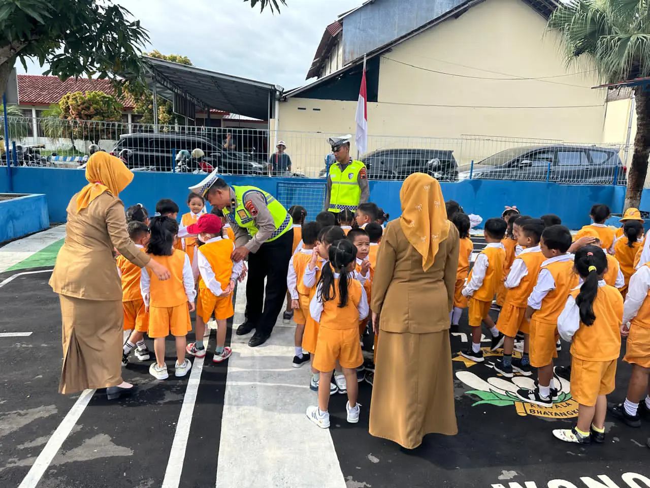 Polres Wonogiri Kenalkan Tertib Lalu Lintas Sejak Dini Lewat Polisi Sahabat Anak