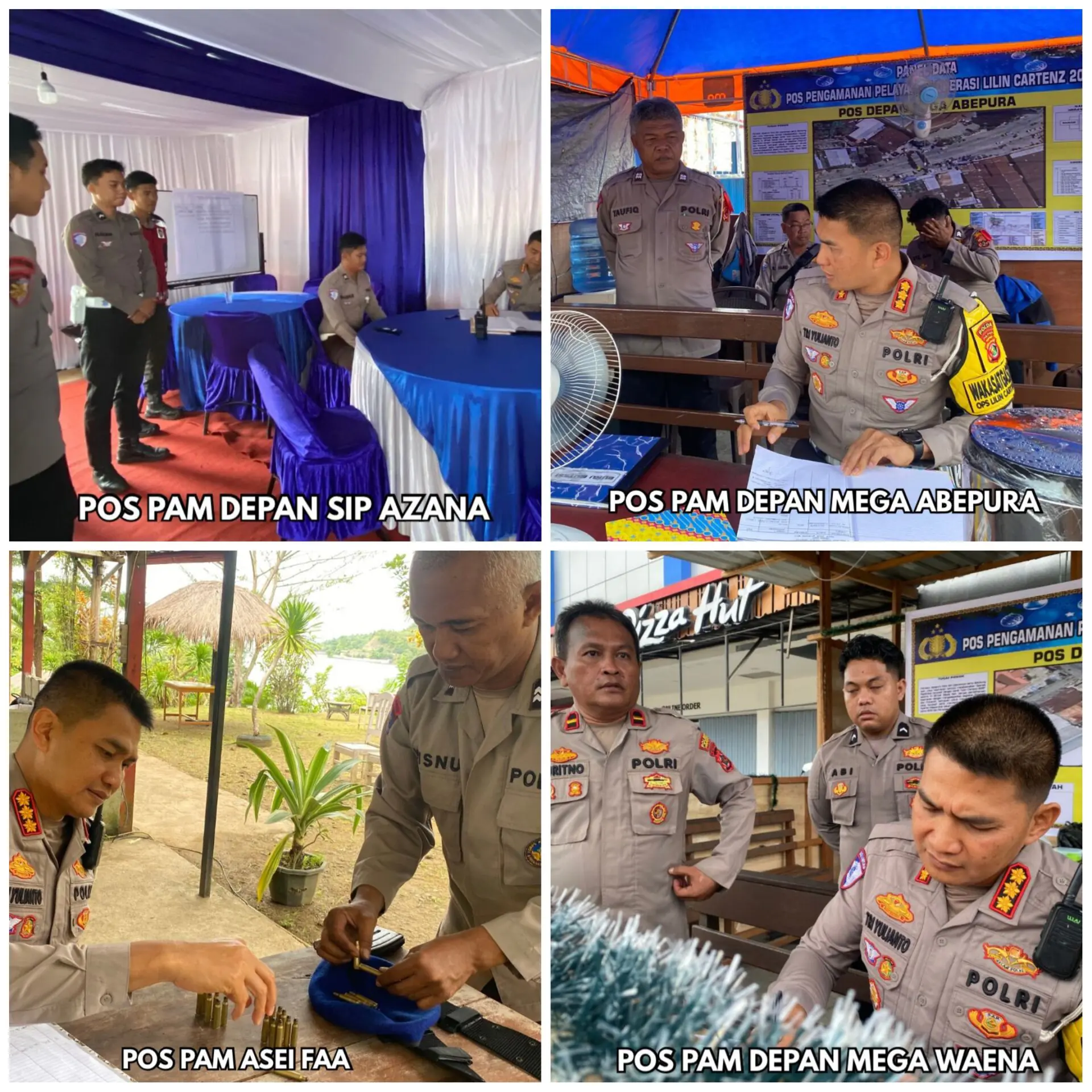 Pastikan Pelayanan Maksimal Pasca Tahun Baru, Dirlantas Polda Papua Pimpin Asistensi di Empat Pos Pengamanan Strategis 