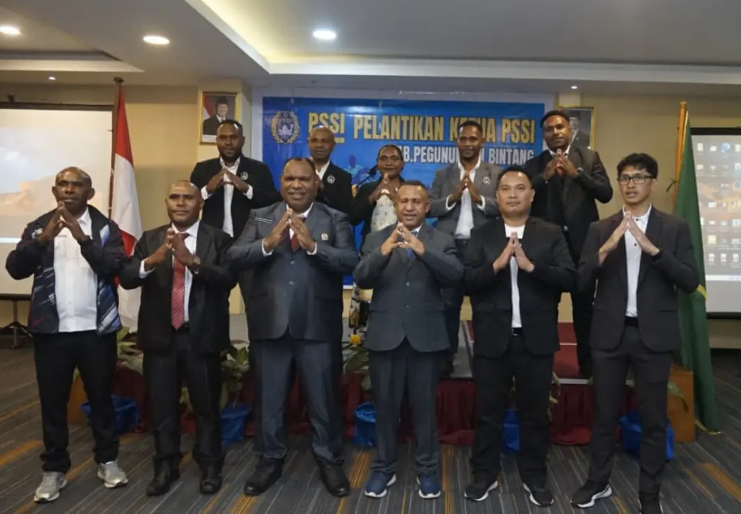Pelantikan Ketua PSSI Kabupaten Pegunungan Bintang, Dorong Kebangkitan Sepak Bola Papua Pegunungan