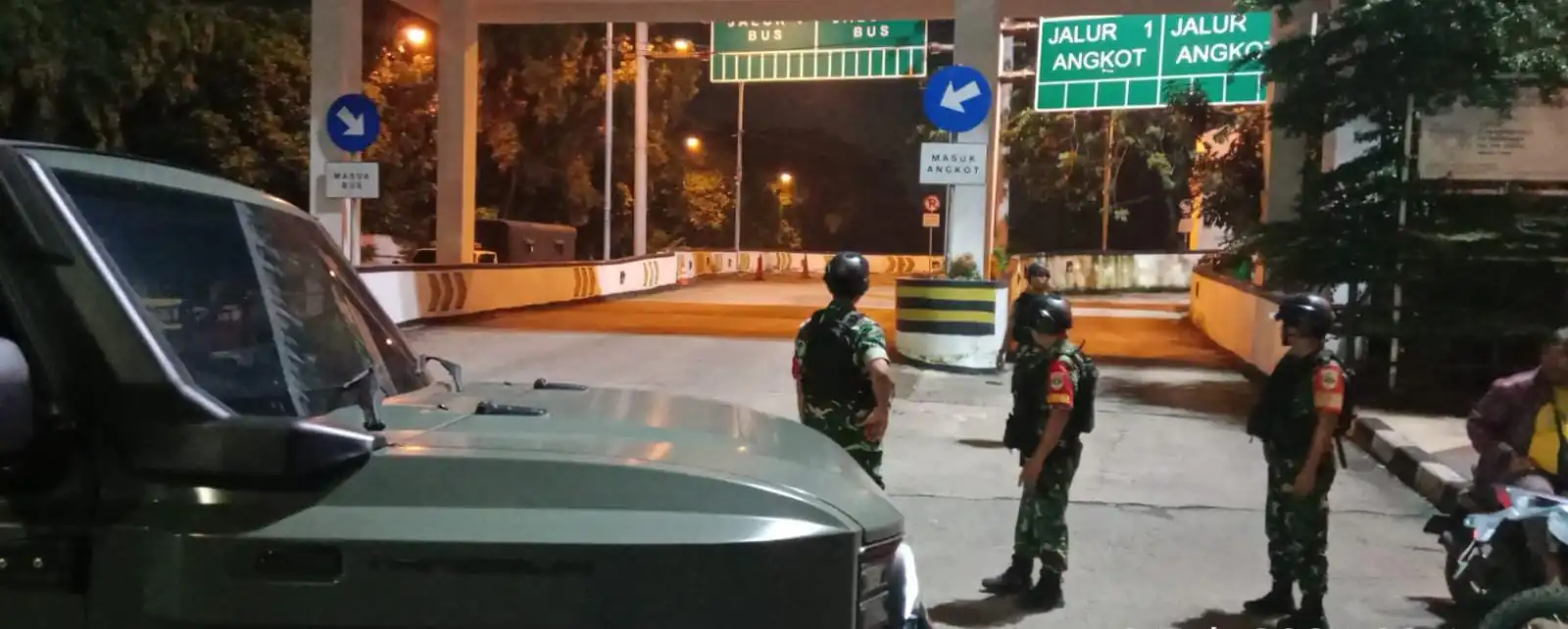 Koramil 04/Pulogadung Gelar Patroli/Siskamling Keliling di Rawamangun