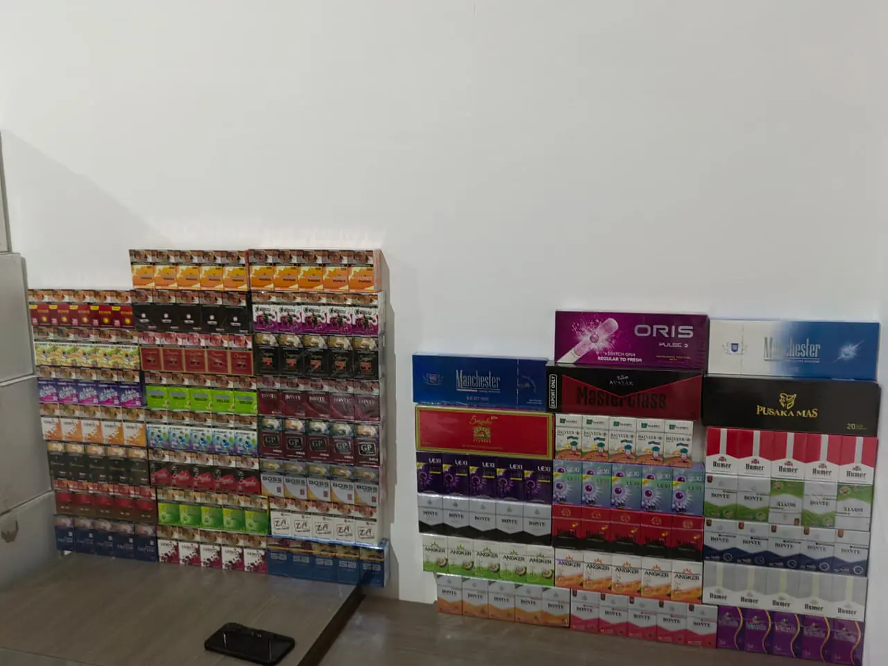 Sat Reskrim Polres Belitung Berhasil Ungkap Peredaran Rokok Ilegal, Amankan 148 Kardus dan 1 Unit Truk