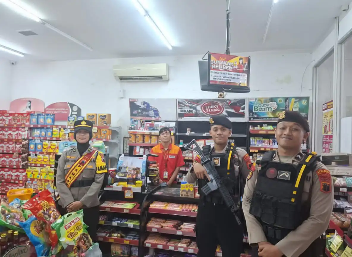Patroli Pamapta Polres Pekalongan Kota Sasar Obyek Vital dan Permukiman, Situasi Terpantau Aman Kondusif