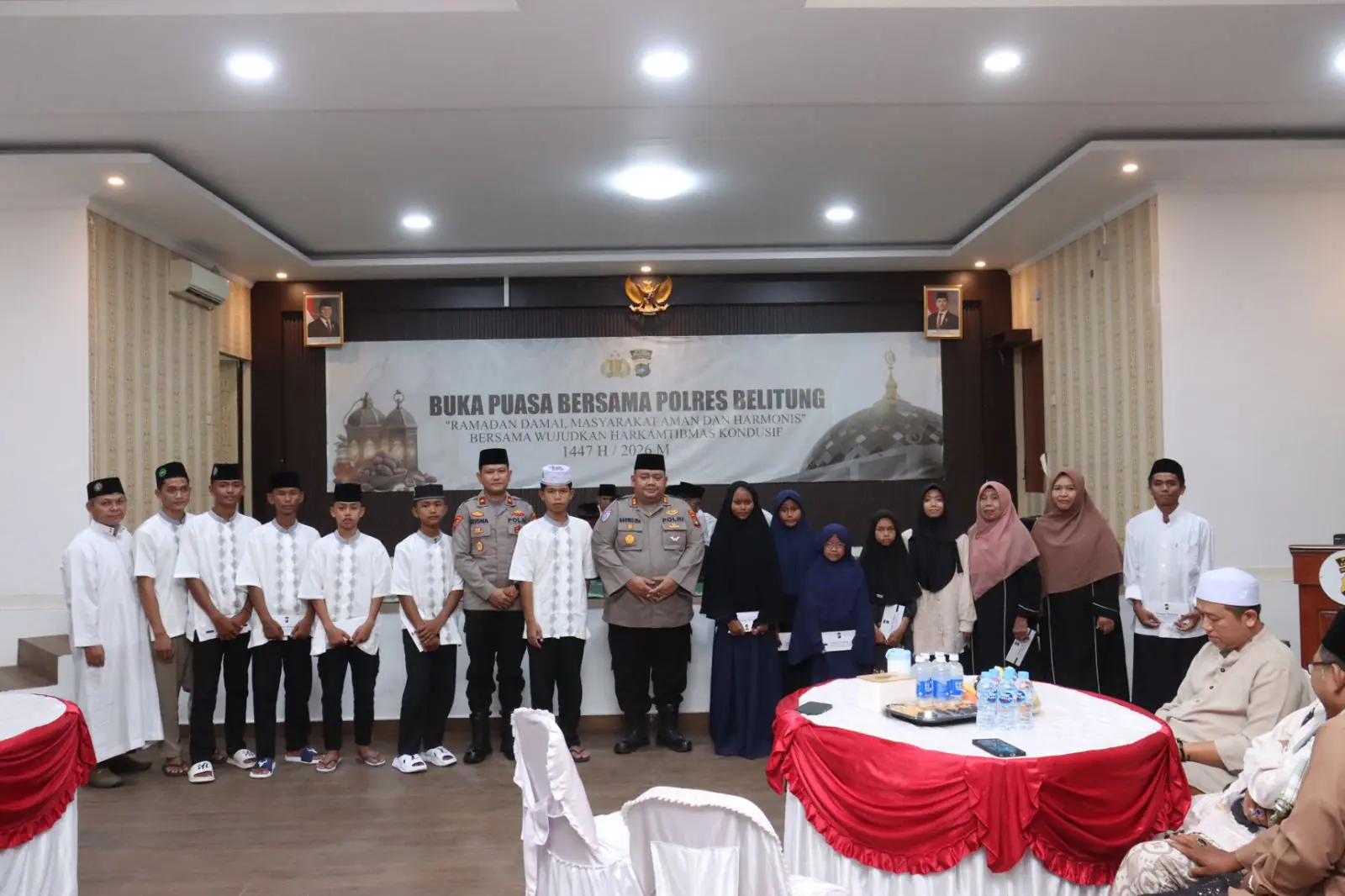 Polres Belitung Gelar Buka Puasa Bersama, Perkuat Silaturahmi dan Wujudkan Harkamtibmas Kondusif Ramadan 1447 H