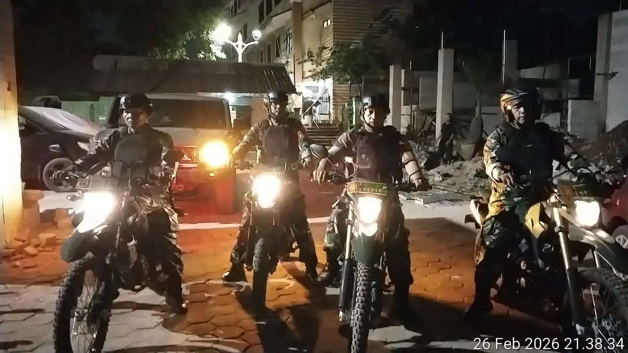 Koramil 05/Kramatjati-Makasar Intensifkan Patroli Sahur, Perkuat Sinergi Cegah Tawuran di Kramatjati