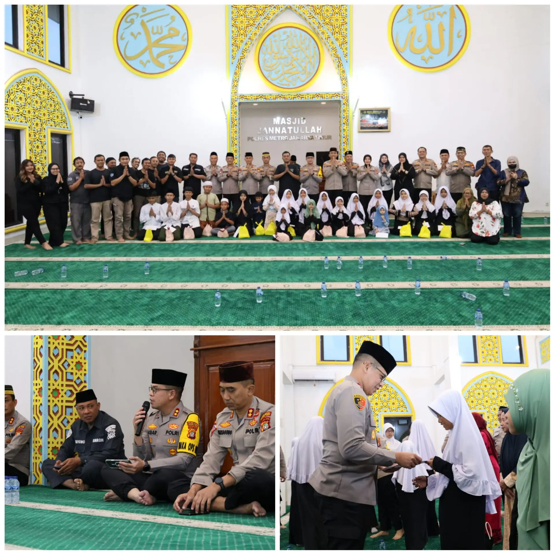 Sinergi dan Kepedulian Sosial, Polres Metro Jakarta Timur Gelar Buka Puasa dan Santunan Anak Yatim Bersama Insan Pers