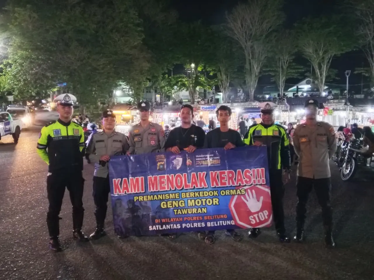Ramadan 1447 H, Polres Belitung Gencarkan KRYD Cooling System Cegah Geng Motor dan Balap Liar